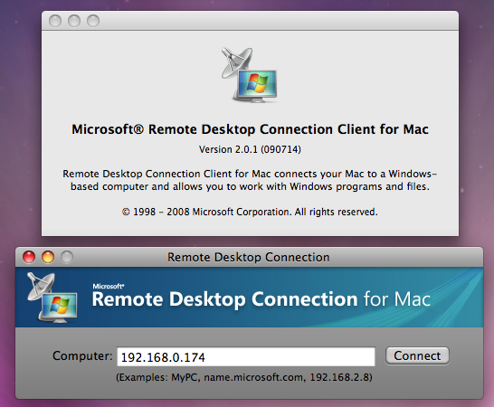 windows terminal service client for mac