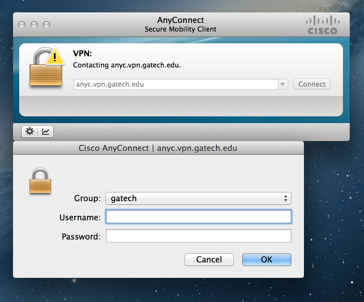 setup anyconnect vpn for mac